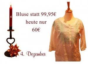 Die aufwändigen Kreuzstich-Stickereien auf der Bluse sind das Besondere.