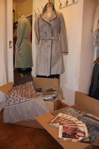 Die Frühlingskollektion von Container kam Anfang Februar 2011 in mehreren Kisten an.