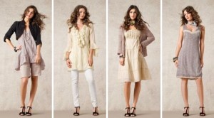 Die Farben der Sommer-Saison 2012 sind Kohlengrau, Beige, warmes Curry, sommerliches Petroleumblau, korallenfarbige Nuancen, Schwarz und Weiß - und finden sich in Noa-Noa´s Sommerkollektion wieder.