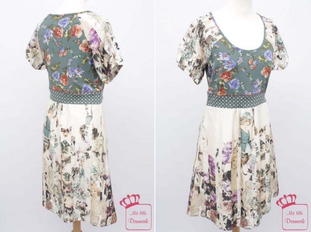 Kurzärmliges blumig gemustertes Kleid "Magda" (3-1988) aus der Herbst-Kollektion 2012 von Container.