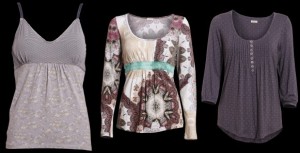 Aus der Container Frühlingskollektion 2013 einige Oberteile, Tops und Blusen