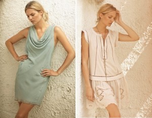 Links: Dress 1-2269-1; Rechts: Dress 1-2267-1, Necklace 1-2104-1