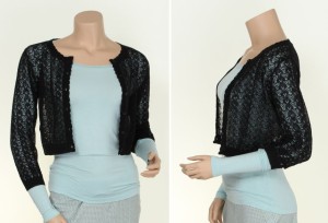 Noa Noa Cardigan 1-3252-1 in Schwarz