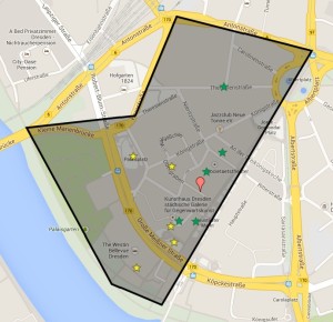 Karte samt Auflösung von Woche 2