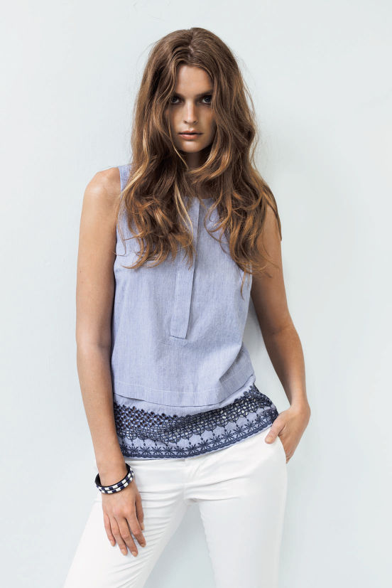 Februar - Outfit 7 - Top, Hose, Kette (Quelle: noanoa.com)